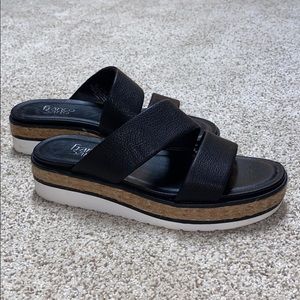 Franco Sarto Womens Taraja Espadrille Slide Sandal